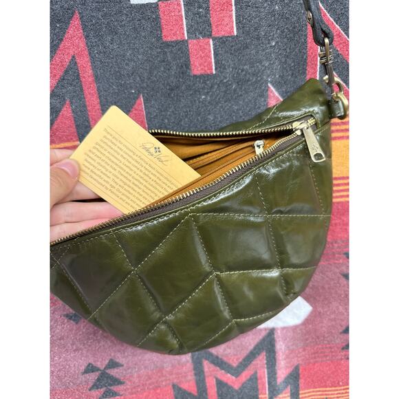 Patricia Nash Green Olive Quilted Crossbody Purse Bag NWT - Picture 6 of 6